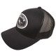 Legacy PROLITE trucker-style hat with brand patch featuring lightning bolt and ball logo on the front, available in black, white, pink, red, and khaki colors.