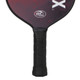 Yonex VCORE Composite Fiberglass and Carbon Fiber Pickleball Paddle features the VCORE model name and paddle materials listed down the left side, and a large YONEX logo down the right side. Red paddle background with white accent and USAP Approved logo.