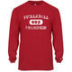 Men's Champion Core Performance Long-Sleeve Shirt in Red