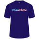 Men's Pickleball USA Core Performance T-Shirt inPurple