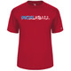 Men's Pickleball USA Core Performance T-Shirt in Red