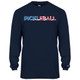 Men's Pickleball USA Core Performance Long-Sleeve Shirt in Navy