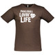 Men's Passion Cotton T-Shirt in Vintage Chocolate