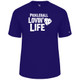 Men's Passion Core Performance T-Shirt in Purple
