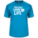 Men's Passion Core Performance T-Shirt in Electric Blue