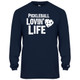 Men's Passion Core Performance Long-Sleeve Shirt in Navy