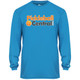 Men's Pickleball Central Core Performance Long-Sleeve Shirt in Electric Blue