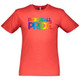 Men's Pickleball PRIDE Cotton T-Shirt in Vintage Red