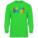 Men's Pickleball PRIDE Core Performance Long-Sleeve Shirt in Lime