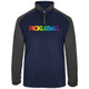 Men's Rainbow UV 1/4 Zip in Navy