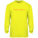 Men's Catenary Sag Core Performance Long-Sleeve Shirt in Safety Yellow