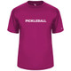 Men's Pickleball Net Core Performance T-Shirt Hot Pink