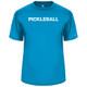 Men's Pickleball Net Core Performance T-Shirt Electric Blue