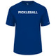 Men's Pickleball Net Core Performance T-Shirt Royal