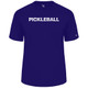 Men's Pickleball Net Core Performance T-Shirt Purple