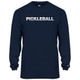 Men's Pickleball Net Core Performance Long-Sleeve Shirt in Navy
