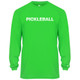 Men's Pickleball Net Core Performance Long-Sleeve Shirt in Lime