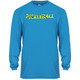 Men's Slices Core Performance Long-Sleeve Shirt in Electric Blue