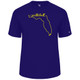 Men's Florida Pickleball Core Performance T-Shirt in Purple