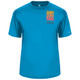 Men's ZZT Orange Pro Core Performance T-Shirt in Electric Blue