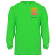 Men's ZZT Orange Pro Core Performance Long-Sleeve Shirt in Lme