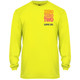 Men's ZZT Orange Pro Core Performance Long-Sleeve Shirt in Safety Yellow
