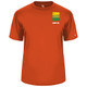 Men's ZZT Green Pro Core Performance T-Shirt in Burnt Orange