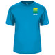 Men's ZZT Green Pro Core Performance T-Shirt in Electric Blue