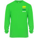 Men's ZZT Green Pro Core Performance Long-Sleeve Shirt in Lime