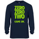 Men's Zero Zero Two Core Performance Long-Sleeve Shirt in Navy