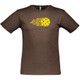 Men's Fast Ball Cotton T-Shirt in Vintage Chocolate