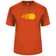 Men's Fast Ball Core Performance T-Shirt in Burnt Orange