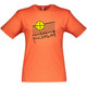 Men's Over The Net Cotton T-Shirt in Vintage Orange
