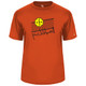 Men's Over The Net Core Performance T-Shirt in Burnt Orange