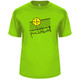 Men's Over The Net Core Performance T-Shirt in Lime