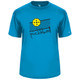 Men's Over The Net Core Performance T-Shirt in Electric Blue