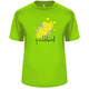 Men's Splatter Core Performance T-Shirt in Lime