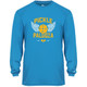 Men's Pickle Palooza Core Performance Long-Sleeve Shirt in Electric Blue