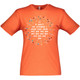 Men's Circle of Friends Cotton T-Shirt in Vintage Orange