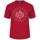 Men's Circle of Friends Core Performance T-Shirt in Red