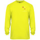 Men's Pickleball Guy Pro Core Performance Long-Sleeve Shirt in Safety Yellow