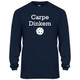 Men's Carpe Dinkem Core Performance Long-Sleeve Shirt in Navy