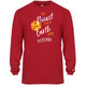 Men's Nicest People Core Performance Long-Sleeve Shirt in Red