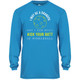 Men's I May Be a Grandpa Core Performance Long-Sleeve Shirt in Electric Blue