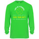 Men's I May Be a Grandpa Core Performance Long-Sleeve Shirt in Lime