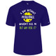 Men's A Day Without Pickleball Core Performance T-Shirt in Purple