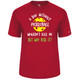 Men's A Day Without Pickleball Core Performance T-Shirt in Red