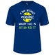 Men's A Day Without Pickleball Core Performance T-Shirt in Royal