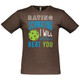 Men's Rating Schmating Cotton T-Shirt in Vintage Chocolate