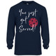 Men's You Got Served Core Performance Long-Sleeve Shirt in Navy